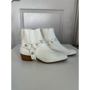 NWOT Zadig & Voltaire Women's Sonlux Crush Leather Booties Sz. EU 37